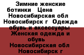 Зимние женские ботинки › Цена ­ 1 000 - Новосибирская обл., Новосибирск г. Одежда, обувь и аксессуары » Женская одежда и обувь   . Новосибирская обл.,Новосибирск г.